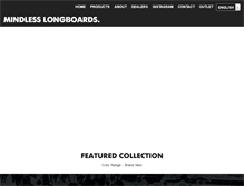 Tablet Screenshot of mindlesslongboards.com